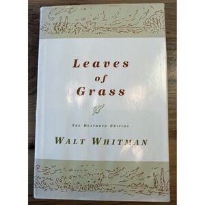 Leaves of Grass Walt Whitman Deathbed Edition Hardcover w Dust Jacket